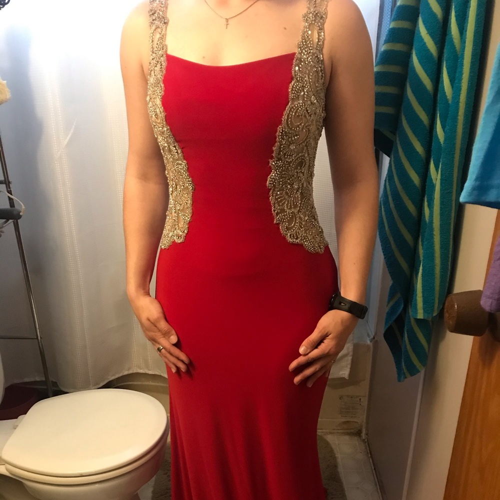 Red prom dress